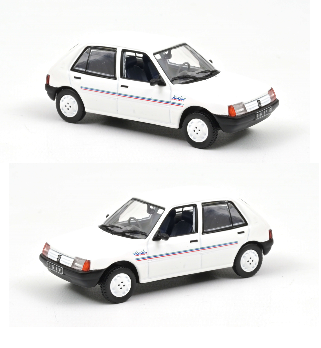 Norev 1/43 Peugeot 205 Junior 1988 – Blanche – Occasion – Collection