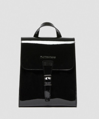 DR.MARTENS PATENT LEATHER MINI BACKPACK AB053006 BLACK PATENT