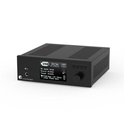 Pro-Ject Pre Box RS2 Digital, Digitaler Vorverstärker, Schwarz, Neu, OVP