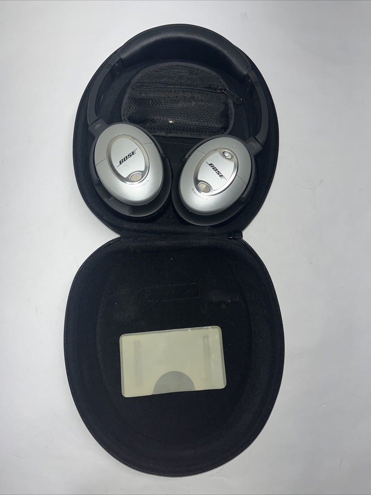 Bose QuietComfort 15 Over-Ear Wired Noise Cancelling Headphones Black/Silver QC--image