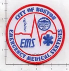 Massachusetts - Boston EMS Emergency Medical Services MA Fire Dept Patch v3