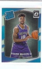 FRANK MASON III 2017-18 PANINI DONRUSS OPTIC RATED ROOKIE SILVER HOLO #167 KINGS
