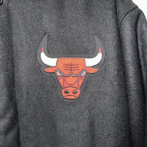 Chicago Bulls JH Design Wool Reversible Black Jacket Men’s Size XL New W/Tags - Picture 5 of 19
