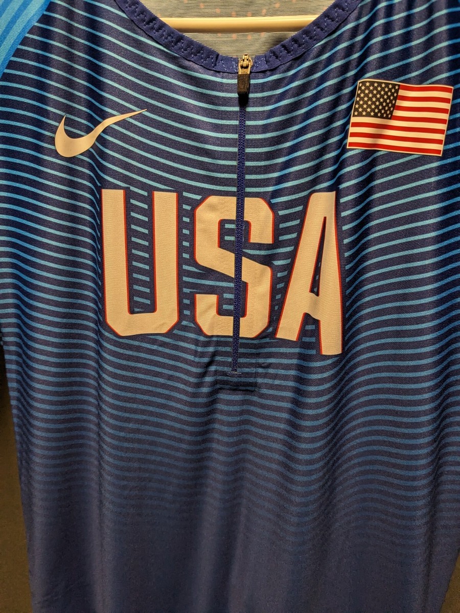 Nike Elite Pro USA Olympics Track Field Singlet Speed suit