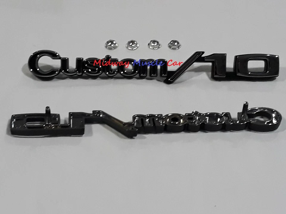 Personalizado/10 emblema guardabarros pr 69-72 Chevy C10 K10 camioneta Suburban GM resto Foto 3 de 3