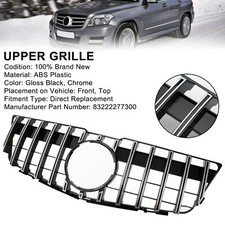 Front Bumper Upper Grill Grille per Mercedes-Benz GLK X204 2008-12 GT Style Y9