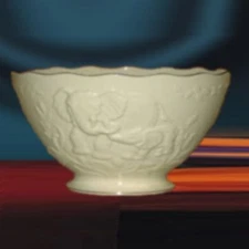Decorative Fine China Serving Bowl/Centerpiece w/ Sculpted Elephants NIB Lenox