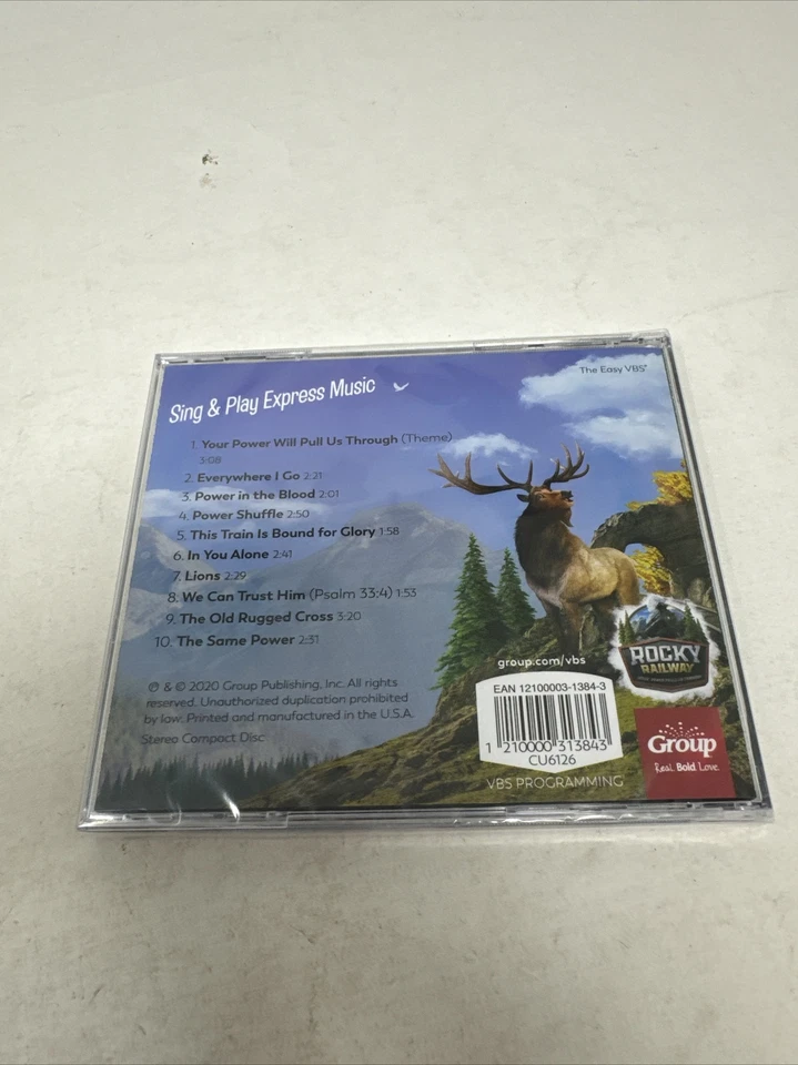 Rocky Railway VBS Sing & Play Express Music Student (CD 2020) Jesus New - Image 2 of 2
