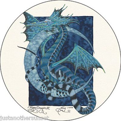 Amy Brown Button Badge Moon Dragon Ii Black Blue Fantasy Art 1 5 Ebay