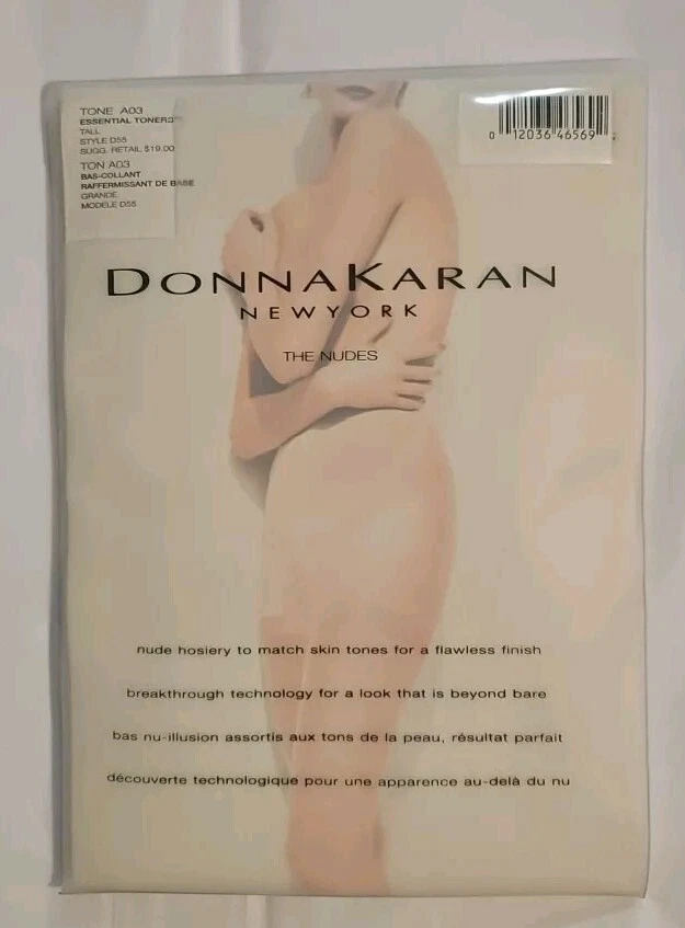 Toneros esenciales Donna Karan 1995 tono A03 estilo alto desnudo D55 nuevos Foto 2 de 4