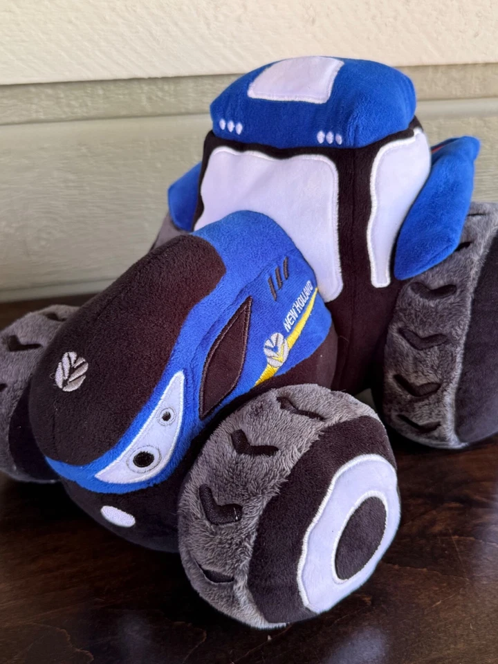 New Holland Tractor T7 Plush Toy Universal Hobbies Blue Plushie Farm Ag - Image 2 of 4