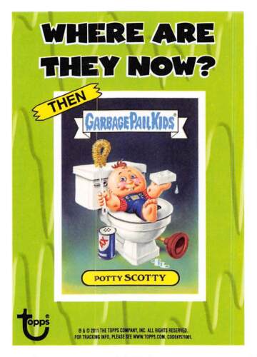 GARBAGE PAIL KIDS 2011 FLASHBACK SERIES 2 PICK-A-CARD YELLOW BASE STICKERS TOPPS - Picture 285 of 321