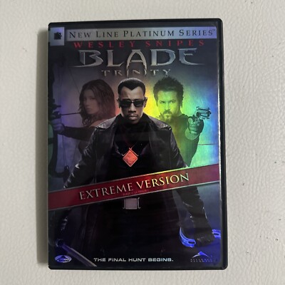 Blade Trinity (Extreme Version)  2 DVD Set. New Line Platinum Series. Extra Rare