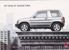 Mitsubishi Shogun Pinin Postcard