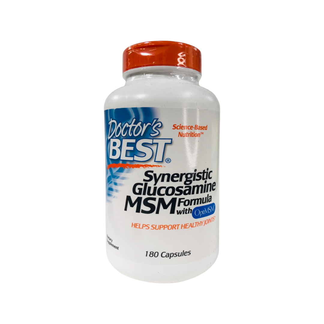 Doctor's Best Synergistic Glucosamine MSM w/ optiMSM 180 capsules Exp 02/24 eBay