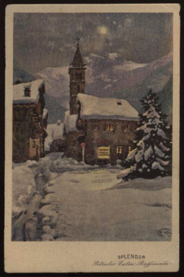 postcard SPLENDOR EXTRA REFINED OIL craffonara