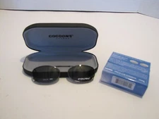 NWT COCOONS OVAL CLIP ON SUNGLASSES OV4 44 L6108G POLARe W/CASE
