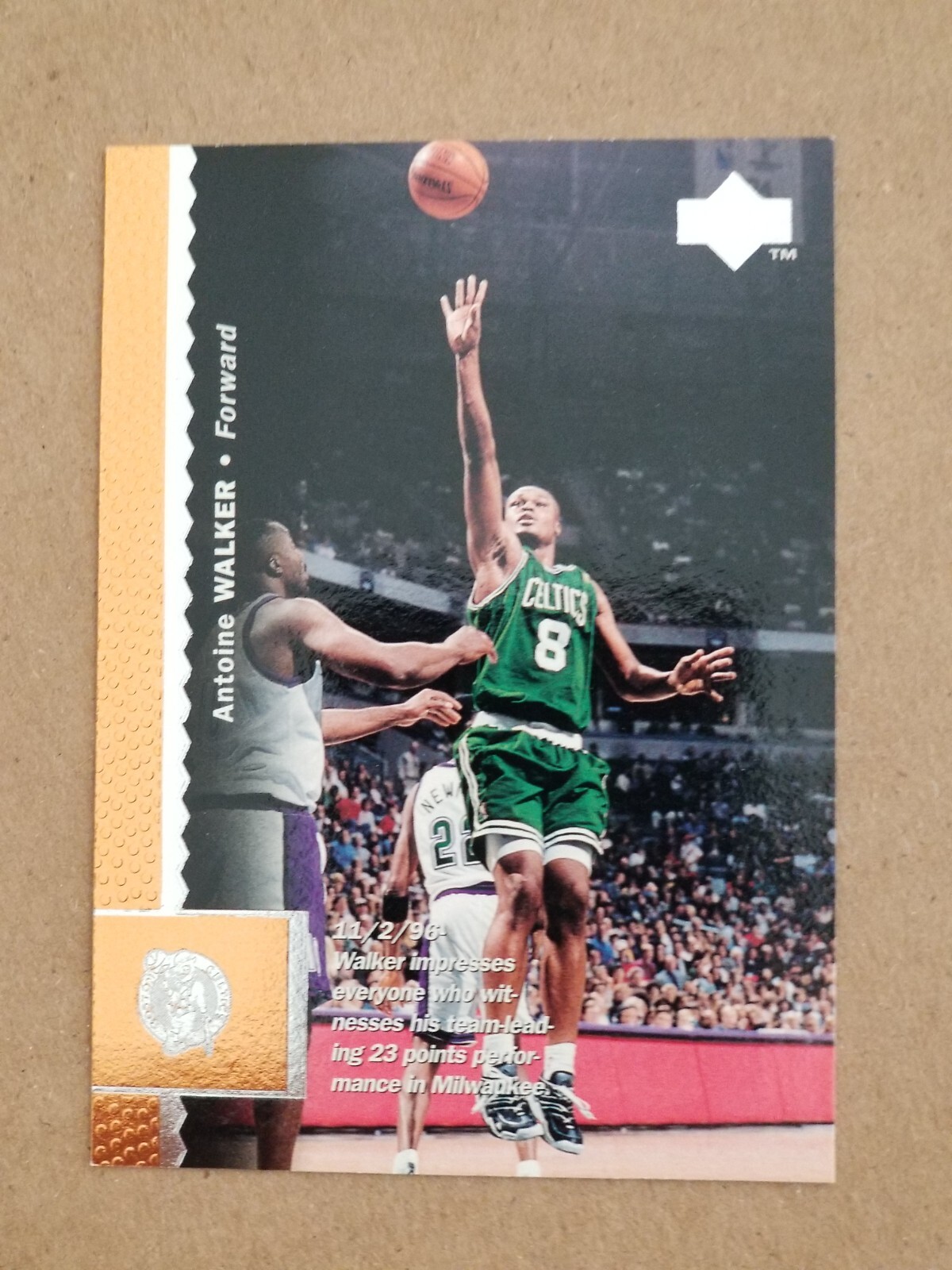 1996-97 Upper Deck Antoine Walker #187 Boston Celtics