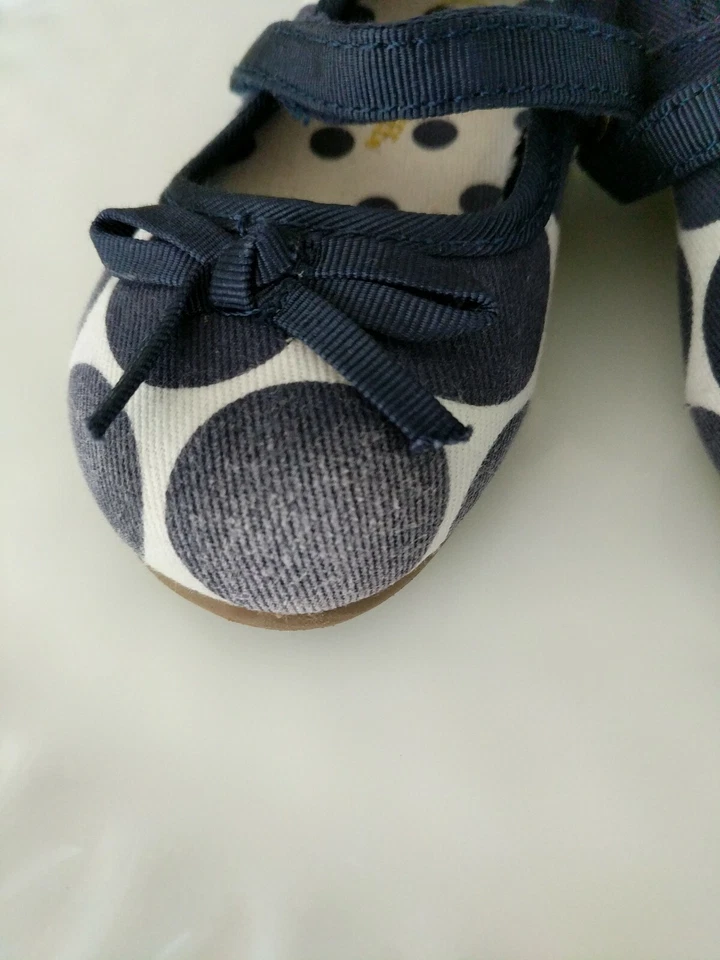 PLANOS BALLET CHEROKEE LUNARES NIÑAS PEQUEÑAS TALLA 6 lazo azul marino blanco Target Foto 2 de 4