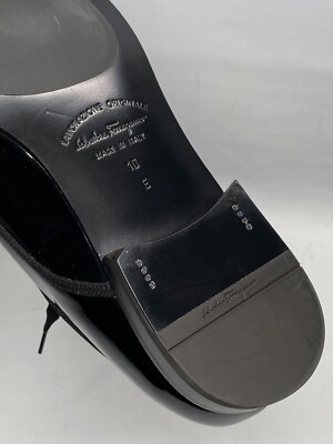 Ferragamo Magic Patent Leather Derby Shoes size 10 | eBay display picture 3