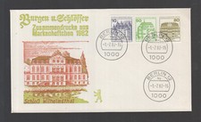 Berlin FDC 1982 Burgen und Schl&ouml;sser Schlo&szlig; Wilhelmsthal W-79 oben geschnitten