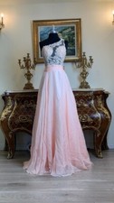 Women's Formal One Shoulder Embroidery Beaded Long Evening Gown prom dress
