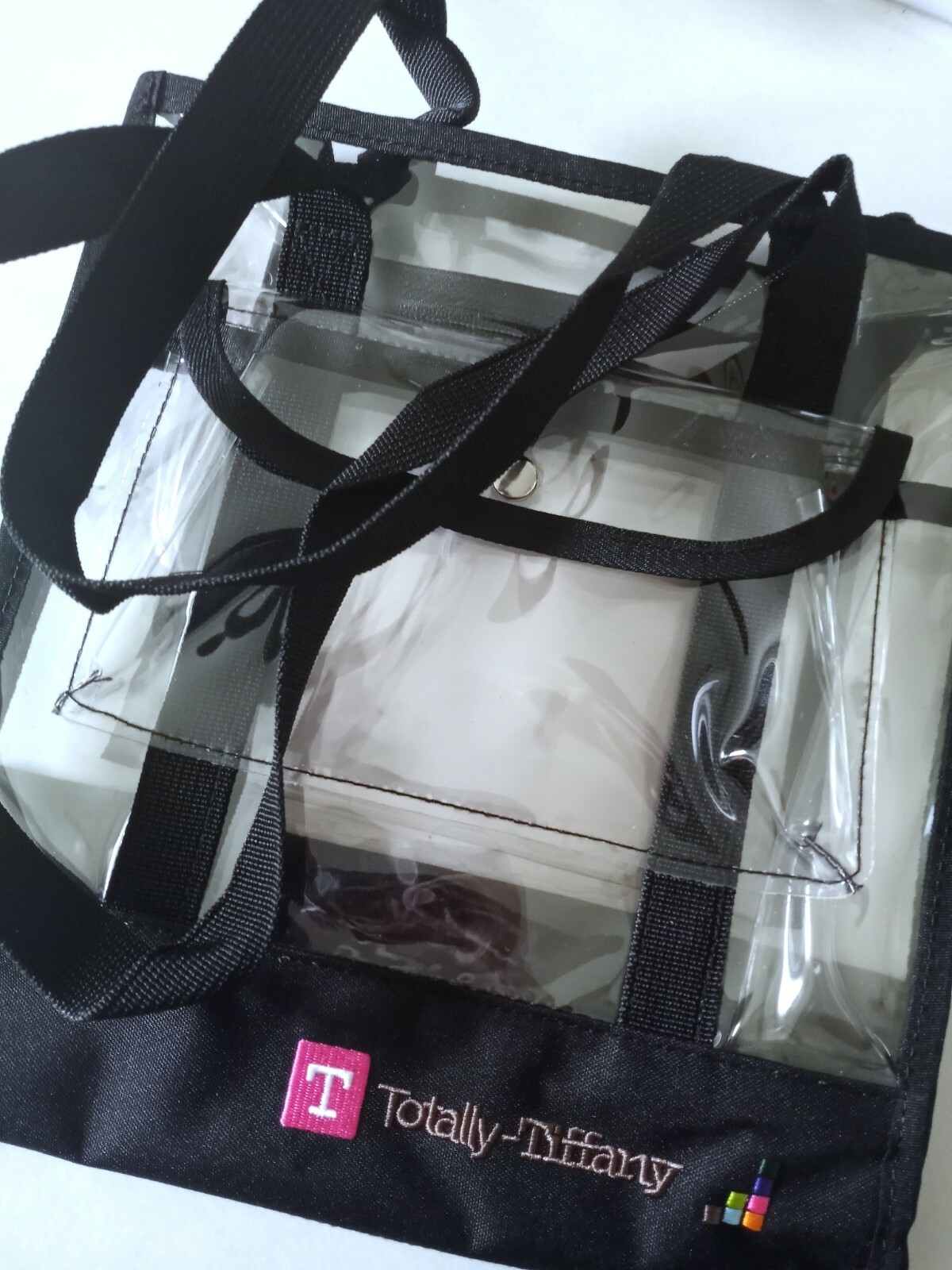 BRAND NEW! Totally Tiffany NANCY TRAVEL TOTE vinyl organization storage  tools | eBay