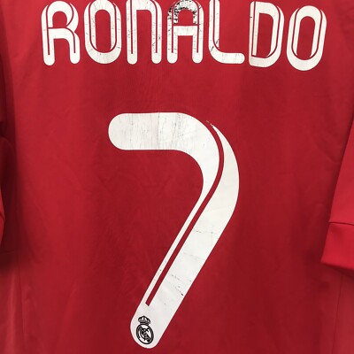 ウェア Real Madrid 2011 #7 Ronaldo UCL shirt 2011-12 Real Madrid Away Ronaldo #7 Champions League Classic