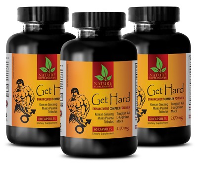 Enhancement pills - GET HARD SUPER PILLS FOR MEN 3B - maca extract capsules
