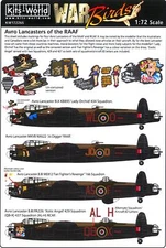 Kits World Decals 1/72 AVRO LANCASTER BOMBER OF THE RAAF