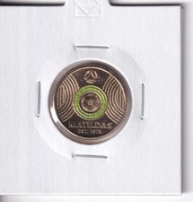 AUSTRALIA: 2023 $2 MATILDAS SOCCER YELLOW COLOURED UNC COIN #3705