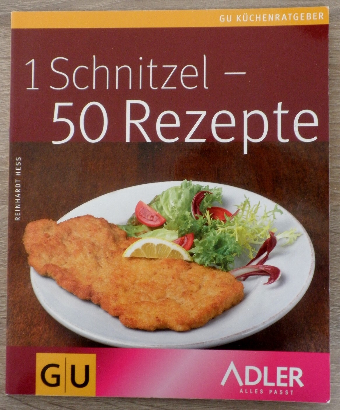 1 Schnitzel - 50 Rezepte GU Küchenratgeber Kochbuch Fleisch 62 Seiten mit Fotos