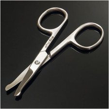 Hair Scissors for Trimming - Safely Trim Nose Ears Eyebrows Mustaches and Beards