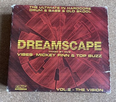 Dreamscape Vol. 2 The Vision 3CD Compilation DJ Vibes Mickey Finn Top Buzz 1997