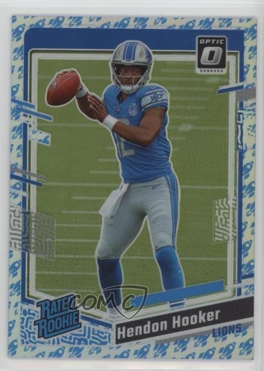 2023 Panini Donruss Optic Rated Rookie Rocket Prizm Hendon Hooker #234 1m8b