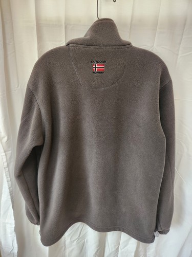 Outdoor Norway Expedition Team Norway Men's Fleece Jacket, Gray w/ Black Lining - Picture 6 of 7