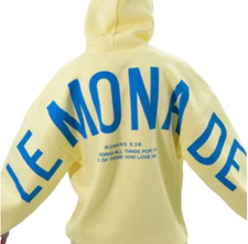 GLO NWT Lemonade Hoodie Zip Phone Pocket Men  s L/ Womens XL