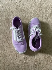 Women s Vans Ward Purple Skate Shoes Size 7