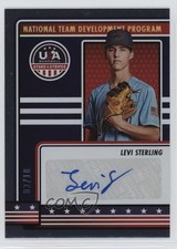 2023 Panini USA Baseball Stars & Stripes Gold 3/10 Levi Sterling Auto 0j81