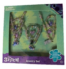 7x Disney Stitch Jewelry Set Kids Party Favor Necklace Bracelet Ring Lot NEW