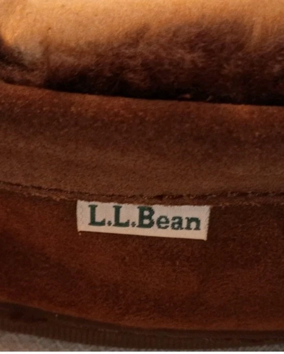 L.L. Zapatillas sin cordones Bean para hombre talla 11 marrón gamuza cuero talla 11 Foto 4 de 4