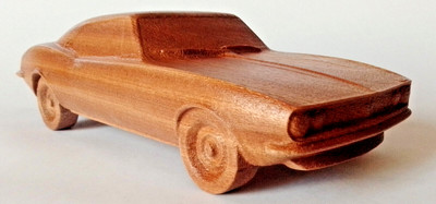1:15 Holzauto Modell   Amerikanisches Muscle Car, weitere Modelle auf Anfrage
