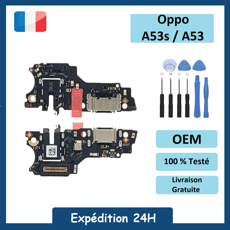 Connecteur de Charge Oppo A53s / A53 Original + Outils - Photo 1/1
