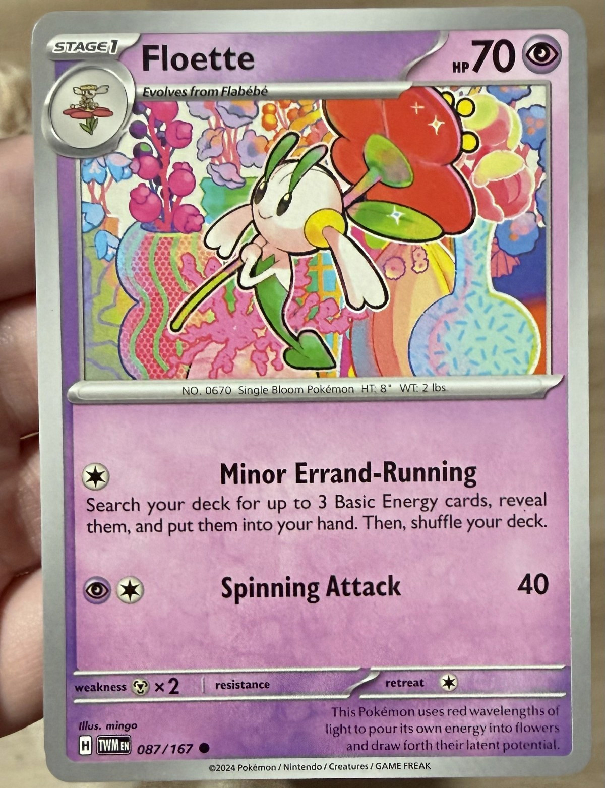 Floette Pokémon Card