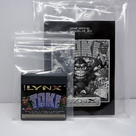 Toki Atari Lynx 1992 Loose Cartridge + Manual Cleaned & Tested Working