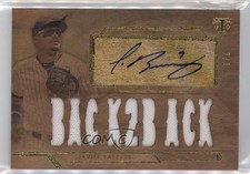 2018 Topps Triple Threads Relics Wood 1/1 Javier Baez #TTAR-JBA1 Auto 05bt