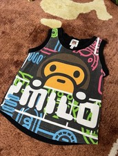 2006 A Bathing Ape Bape Kids Safari Baby Milo Long Sleeve Button Up 120 4T/5T