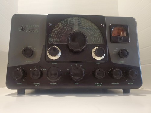 Radio HAM émetteur Johnson VIKING RANGER - CORDON D'ALIMENTATION DÉFECTUEUX - NON TESTÉ - LIRE - Photo 2/22