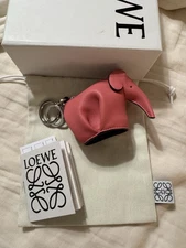 LOEWE Elephant Keychain Charm Coin Case - PINK, Brand New