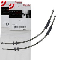 2X Brembo BremsschlÄUche Vorne Beidseitig Passend FÜR Audi A1 Seat Ibiza Skoda